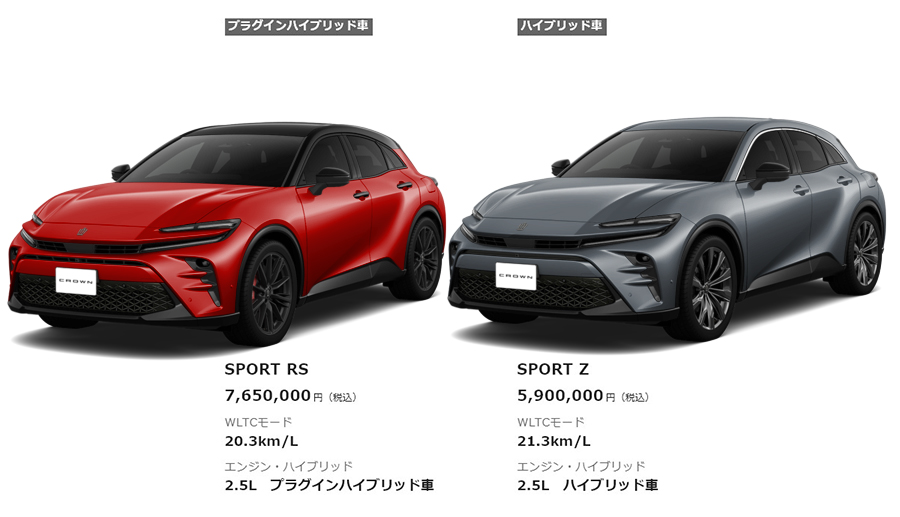 クラウン スポーツ PHEV