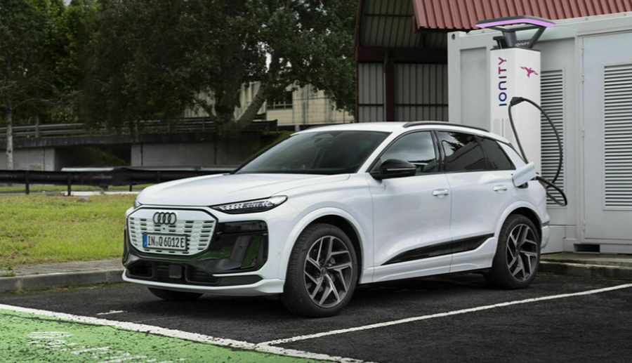 Audi Q6 e-tron　充電