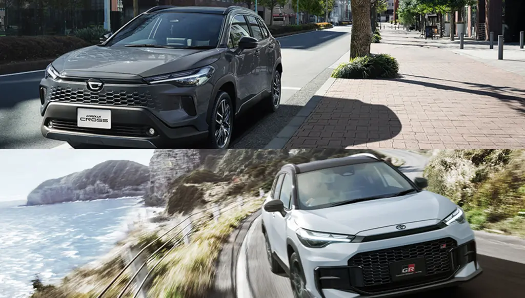 トヨタ カローラクロス カラーサンプル マイナーチェンジ後 カローラ