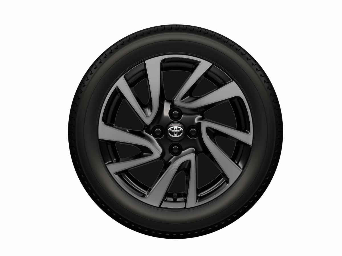 195/55R16タイヤ&16×6Jアルミホイール(ダーククリア切削光輝+ブラック塗装/センターオーナメント/ブラック塗装ホイールナット付)