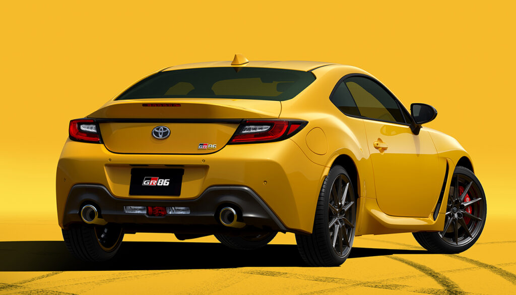 GR86の特別仕様車 RZ“Yellow Limited”　s出典：トヨタ自動車