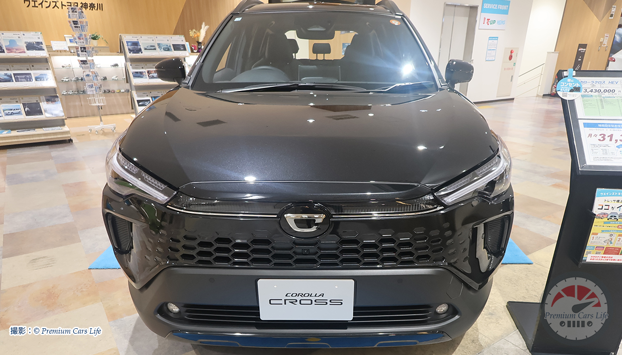 トヨタ カローラクロスHEV Zグレード現地撮影:© Premium Cars Life(ウエインズトヨタ神奈川・トレッサ横浜オートモール)
