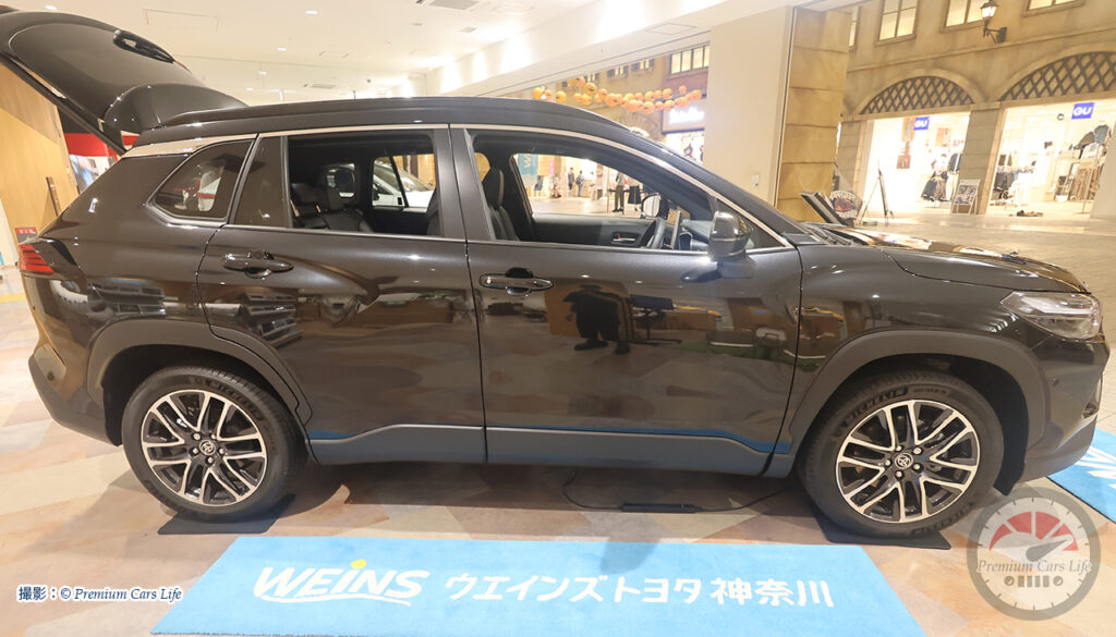 トヨタ カローラクロスHEV Zグレード現地撮影:© Premium Cars Life(ウエインズトヨタ神奈川・トレッサ横浜オートモール)