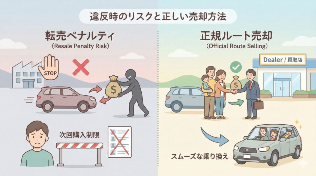 転売ペナルティとは？違反時のリスクと注意点の図解