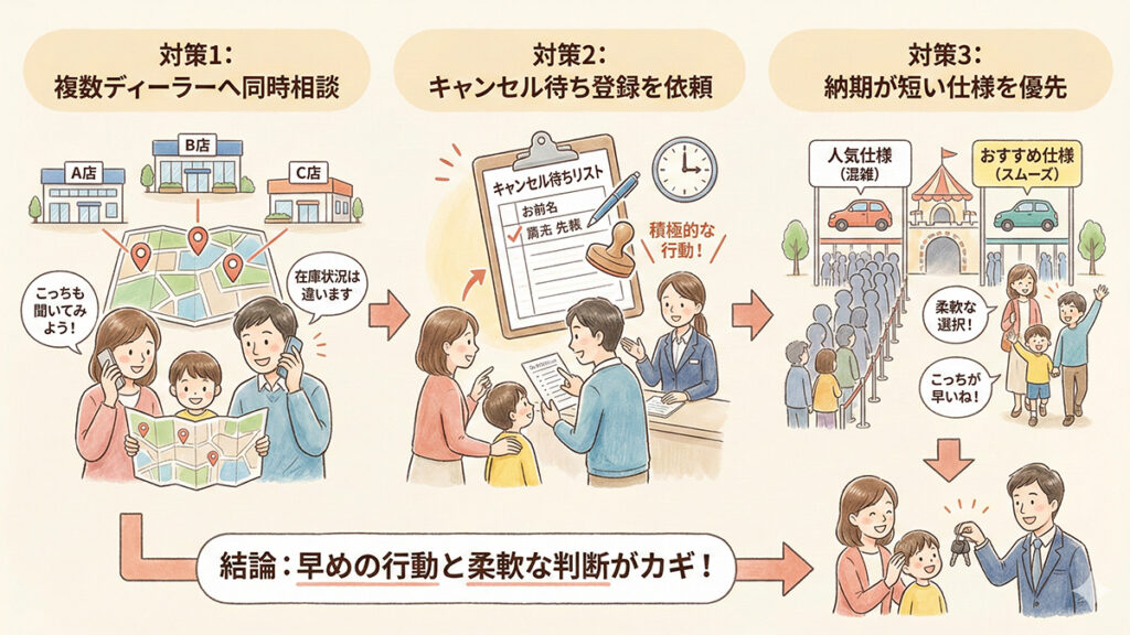 納期短縮のための具体策の図解