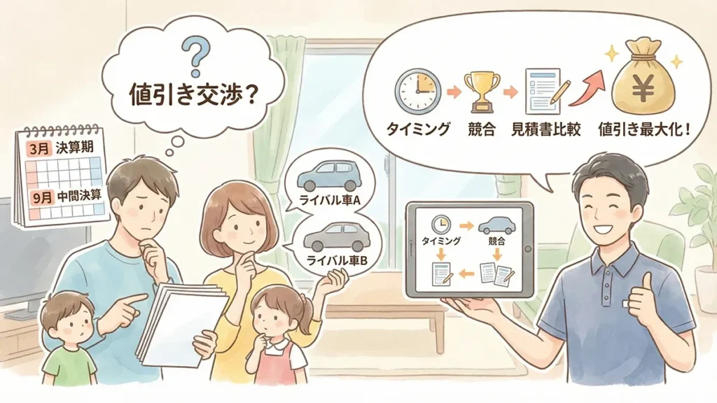 シエンタ-値引き｜2025年に最大化する交渉術と実践テクニックの図解