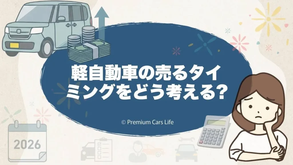軽自動車の売るタイミングをどう考えるのが現実的か