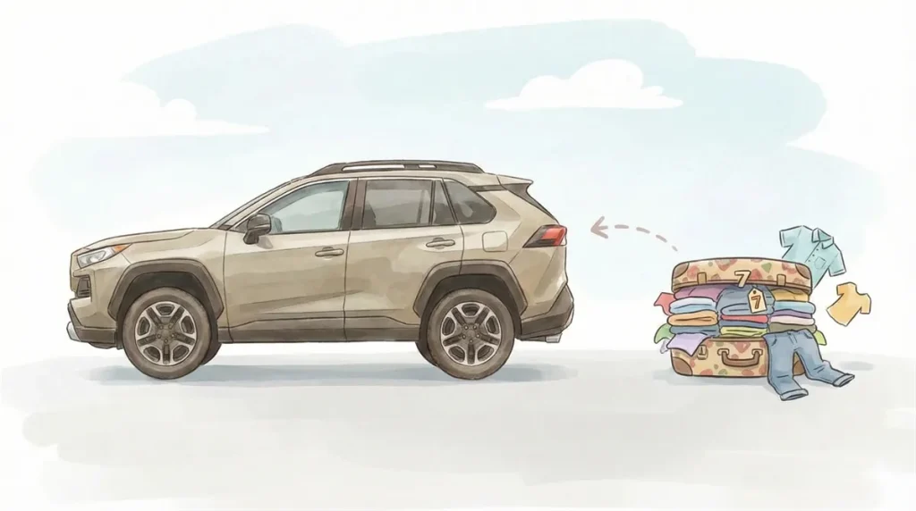 RAV4フルモデルチェンジ2025と7人真相の図解 © Premium Cars Life