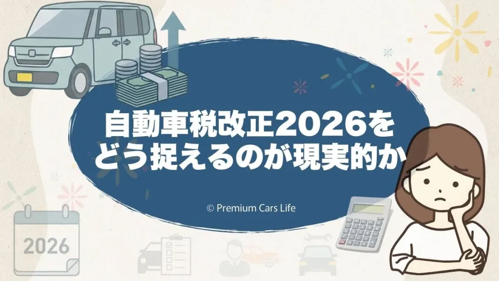 自動車税改正2026をどう捉えるのが現実的か