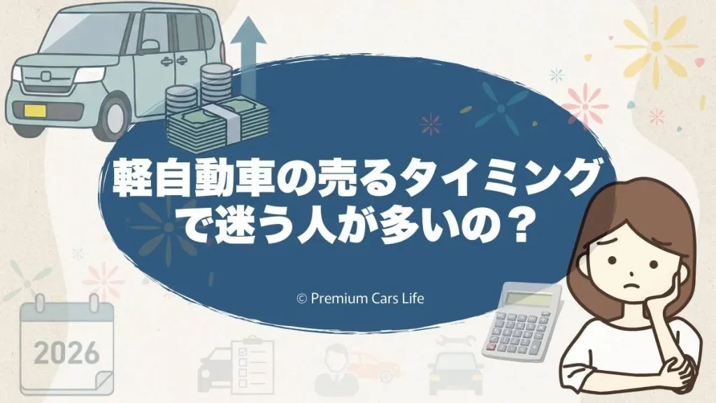 なぜ軽自動車の売るタイミングで迷う人が多いのか