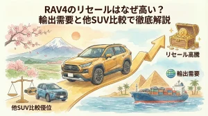 RAV4のリセールはなぜ高い？輸出需要と他SUV比較で徹底解説© Premium Cars Life