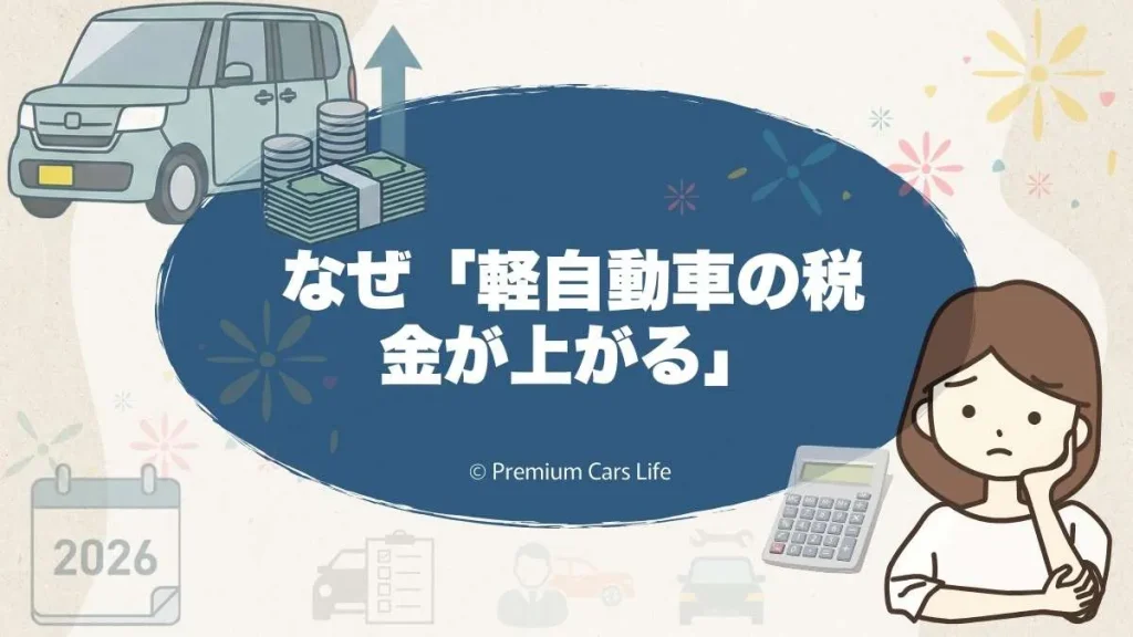 なぜ「軽自動車の税金が上がる」と言われるのか