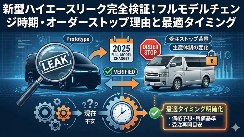 新型ハイエースリーク完全検証