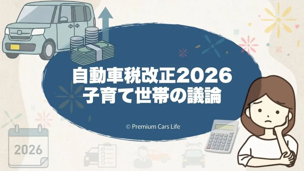 自動車税改正2026で子育て世帯に関係する議論