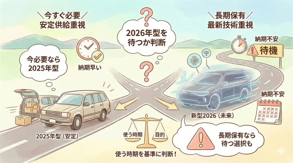 プロボックス 新型2026を待つべきか判断の図解 ©Premium Cars Life