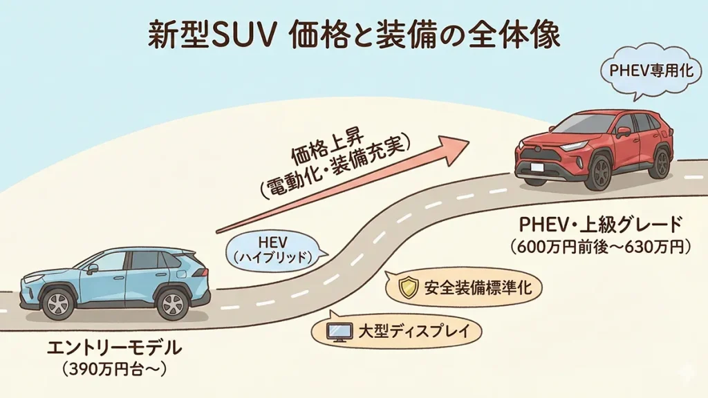 新型-RAV4-価格予想総まとめ(390万~630万円)
