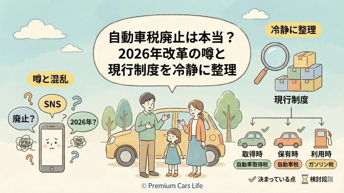 自動車税改正2026で軽自動車はどうなる？決まったこと・未確定事項を冷静に整理