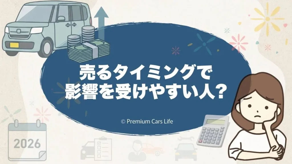 売るタイミングで影響を受けやすい人の特徴