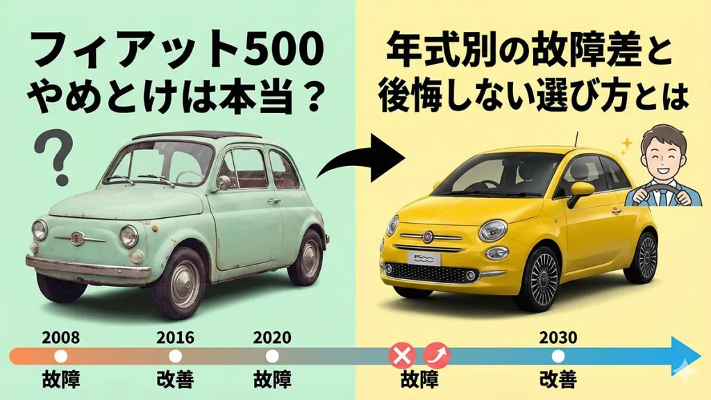 フィアット500-やめとけは本当？