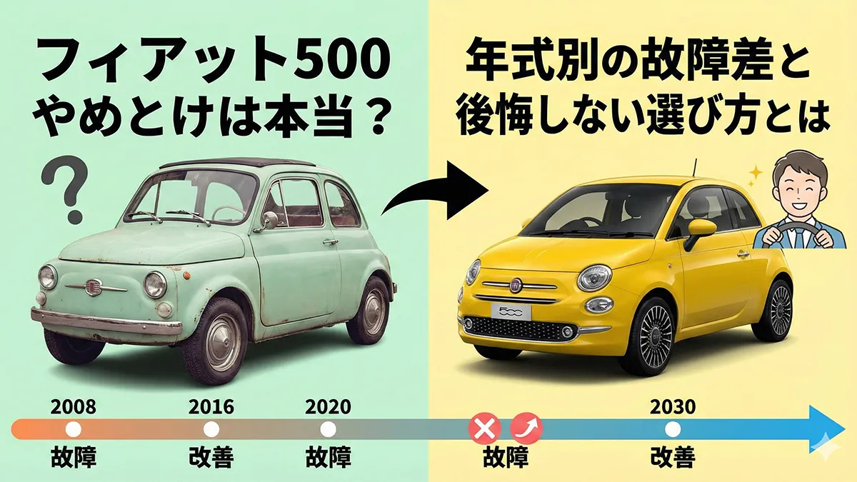 フィアット500-やめとけは本当？