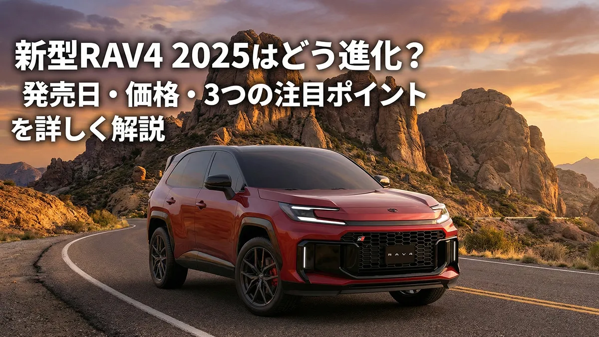 RAV4-新型-2025はどう進化？