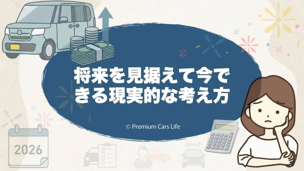 将来を見据えて今できる現実的な考え方