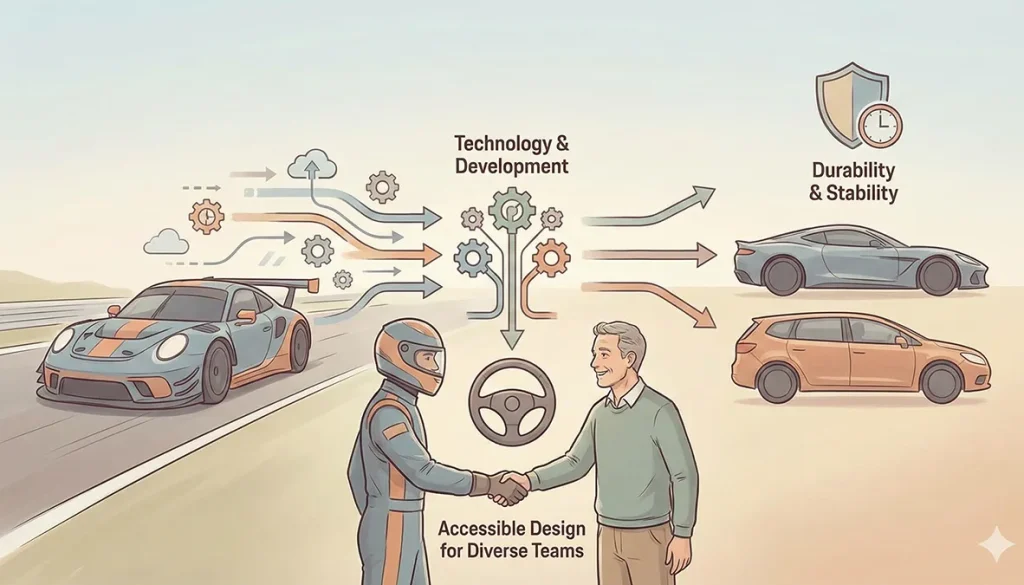 トヨタ-GT3とGR-GT3のレース価値の図解