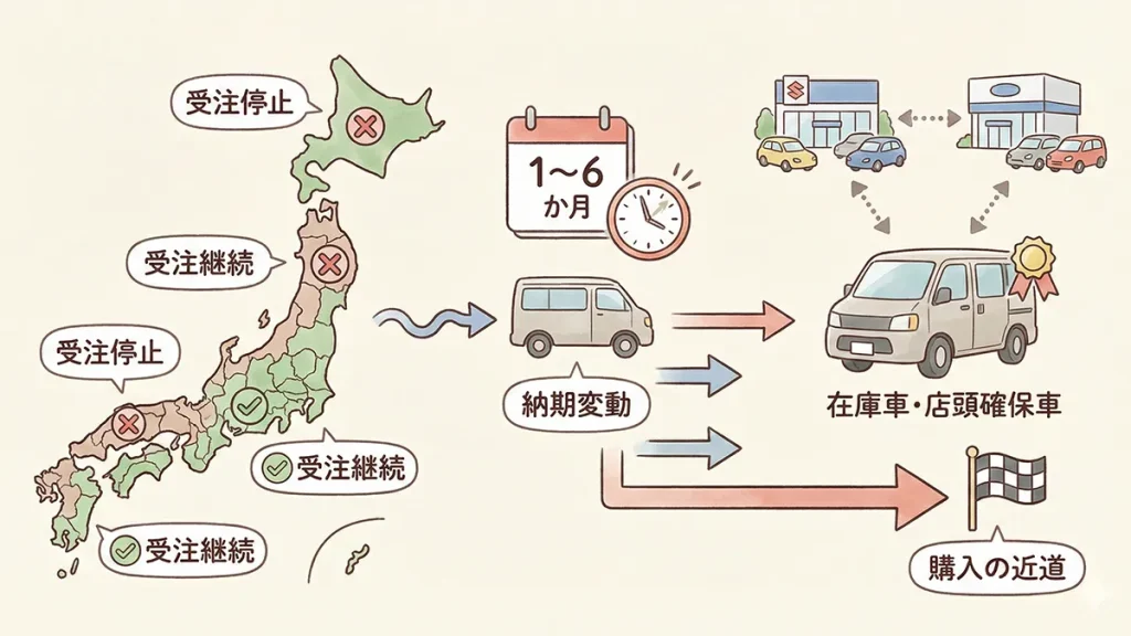 2025年モデルの受注状況と納期解説の図解
