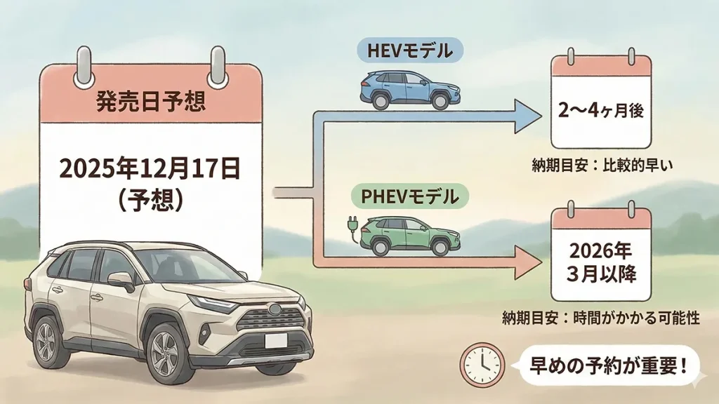 新型-RAV4-発売日と納期予想の図解
