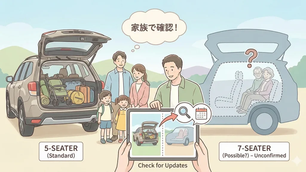 新型RAV4最新情報7人乗りの可能性の図解