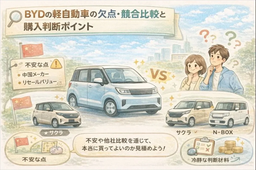 BYDの軽自動車「ラッコ」の価格・スペック・発売時期完全ガイド