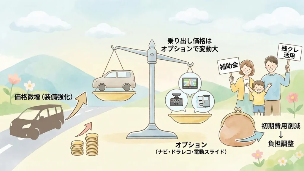 ヴォクシー新車乗り出し価格の相場の図解