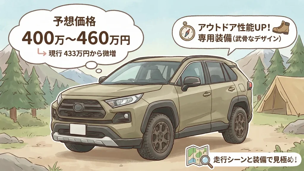 RAV4-アドベンチャー-新車価格の図解