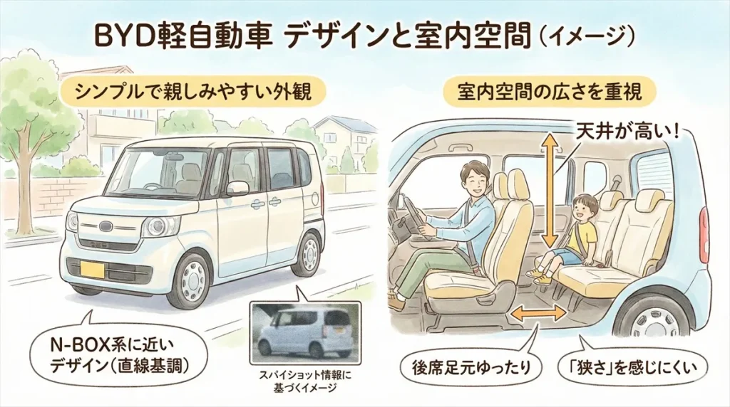 BYD軽自動車の画像とスパイショット情報