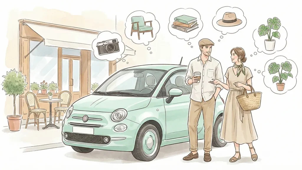 フィアットに乗ってる人イメージ総まとめの図解