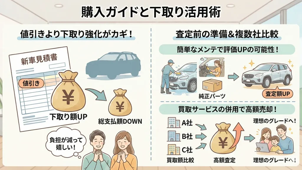 新型RAV4購入ガイドと下取り活用術の図解