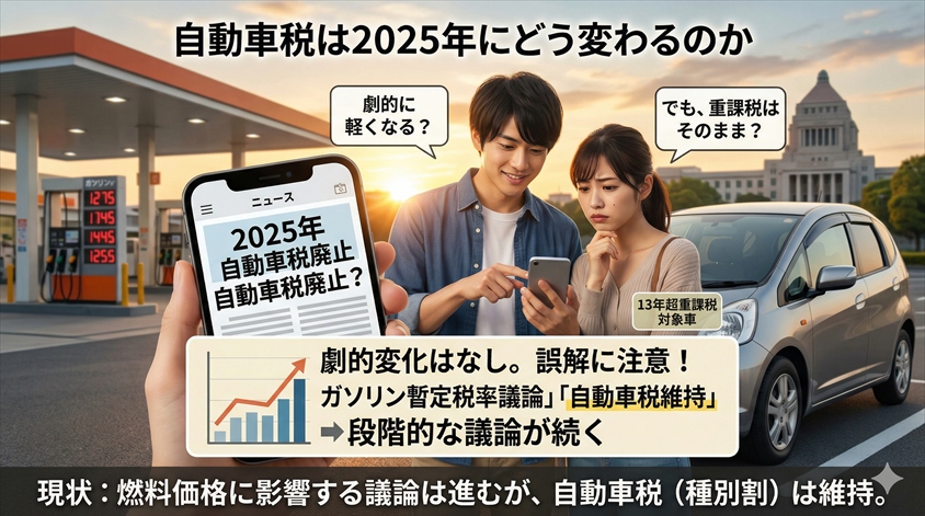 自動車税は2025年にどう変わるのか