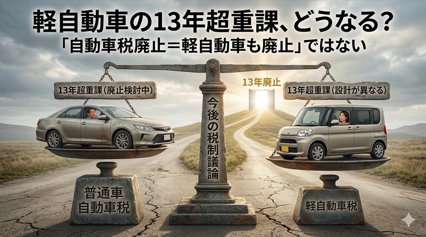 軽自動車税13年廃止との関係