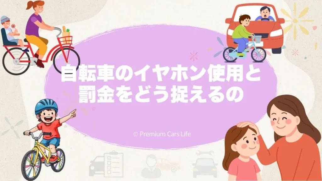 自転車のイヤホン使用と罰金をどう捉えるのが現実的か