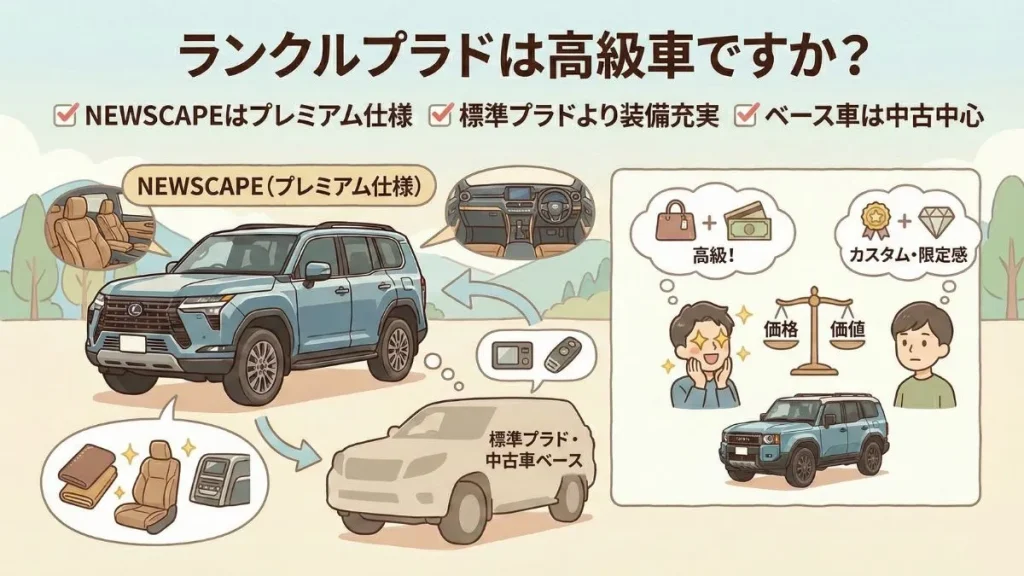 ランクルプラドは高級車ですか？