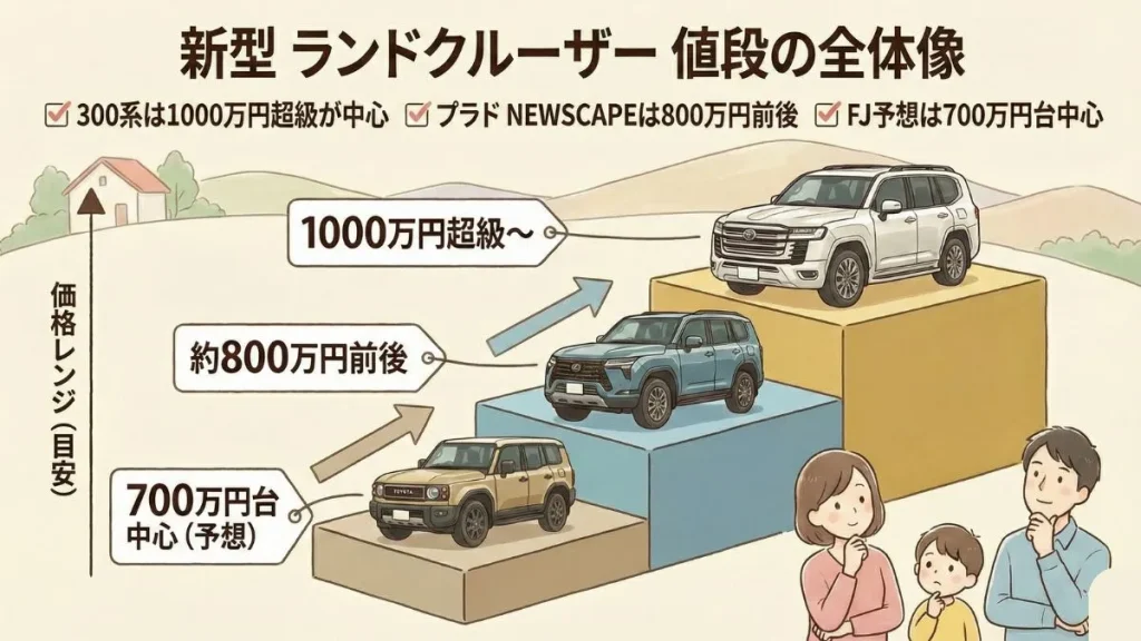 新型 ランドクルーザー 値段の全体像