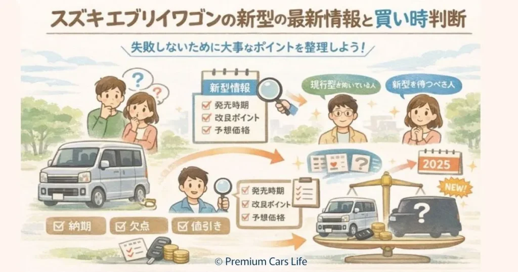 スズキ エブリイワゴンの新型の最新情報と買い時判断