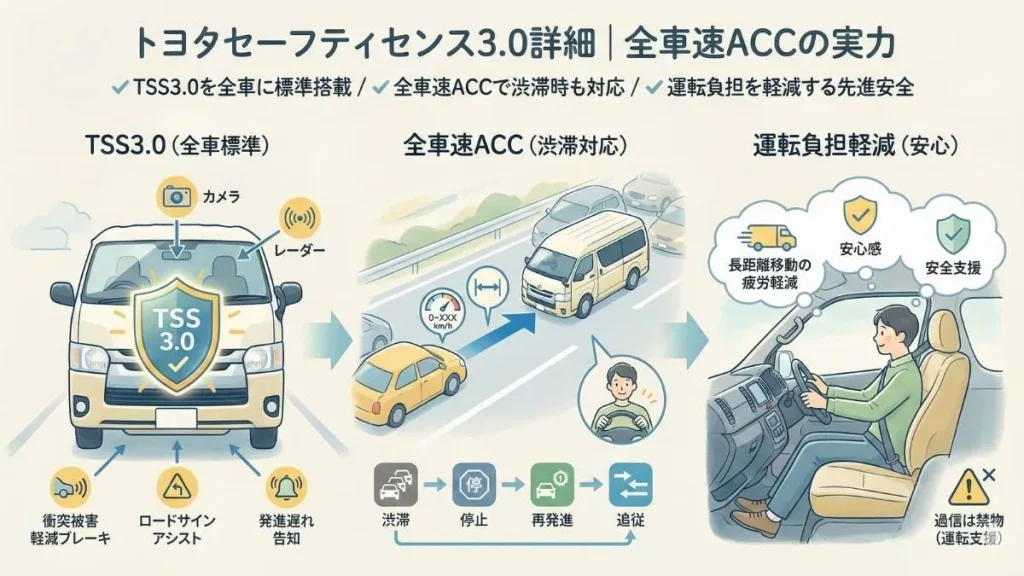  トヨタセーフティセンス3.0詳細｜全 車速ACCの実力