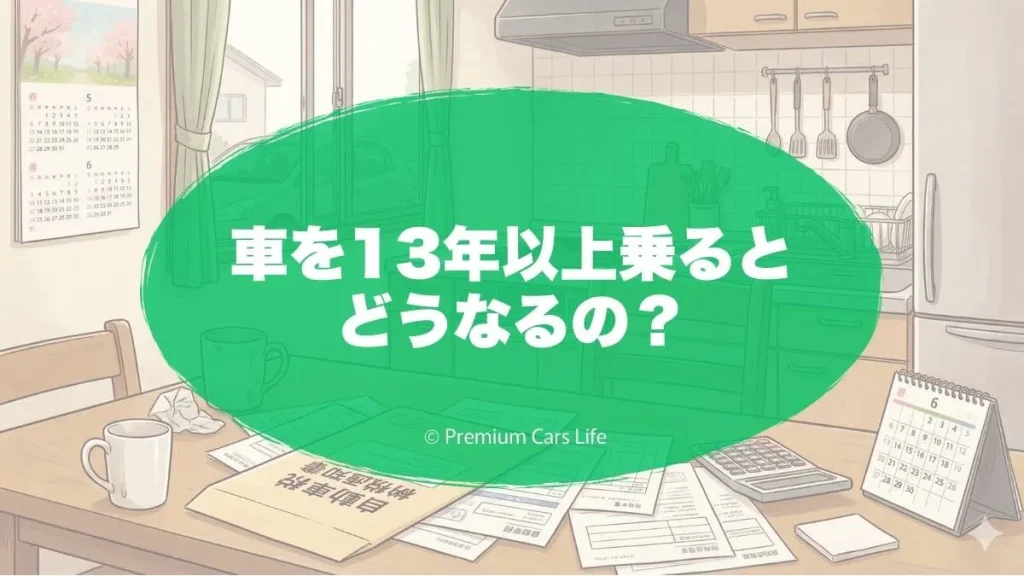 車を13年以上乗るとどうなるのか