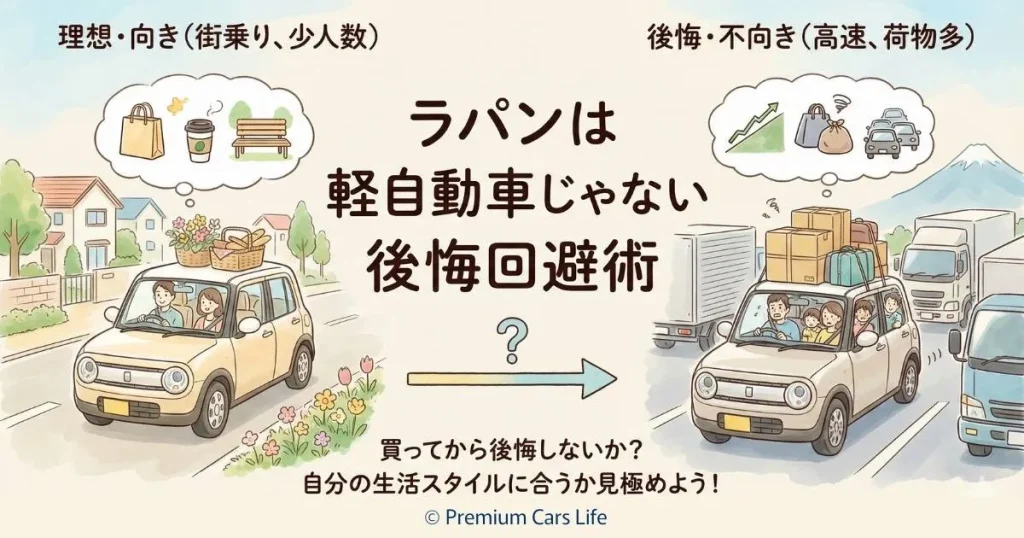 ラパンは軽自動車じゃない後悔回避術