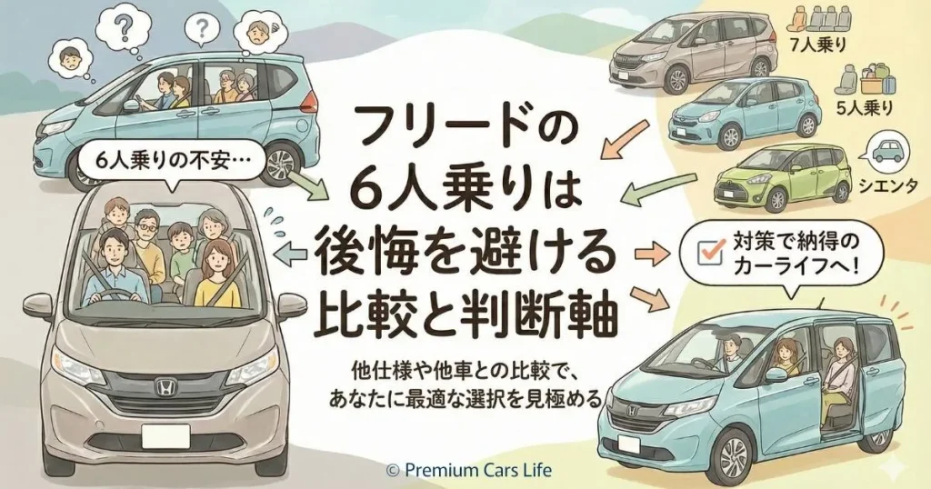 フリードの6人乗りは後悔を避ける比較と判断軸