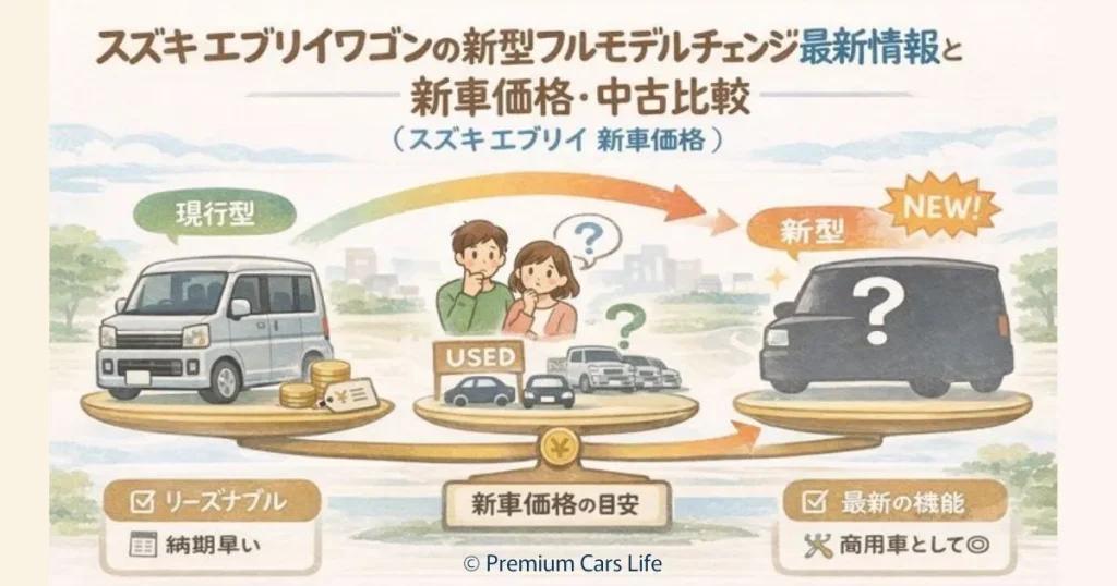スズキ エブリイワゴンの新型フルモデルチェンジ最新情報と新車価格・中古比較（スズキ エブリイ 新車価格）