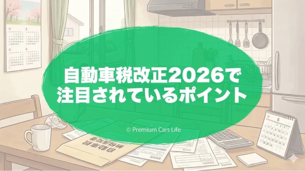 自動車税改正2026で注目されているポイント