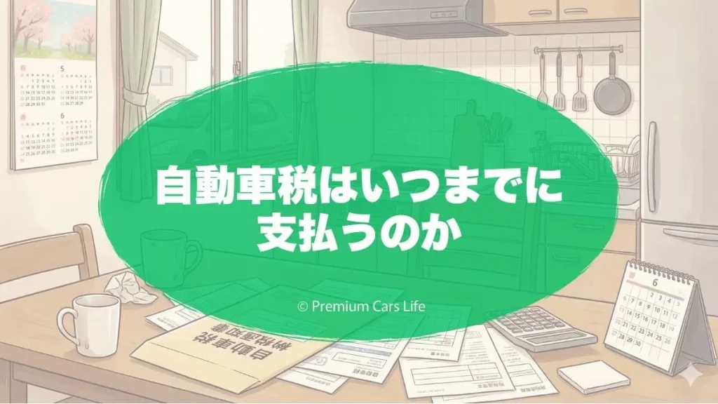 自動車税はいつまでに支払うのか
