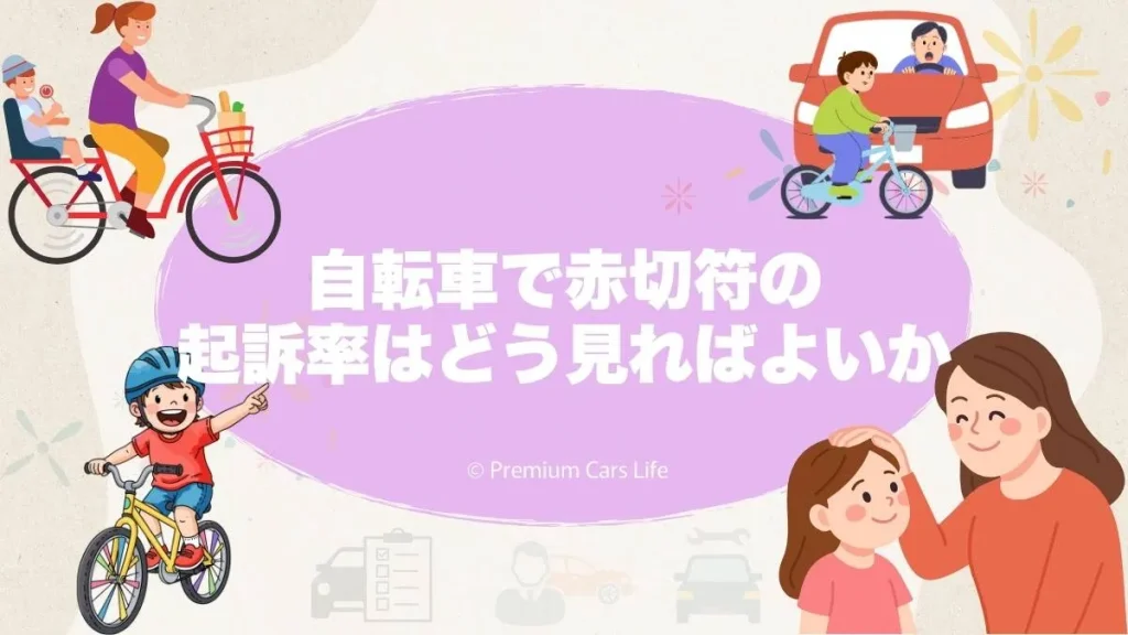 自転車で赤切符の起訴率はどう見ればよいか